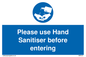 MP6151: Please use Hand Sanitiser before entering