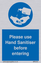 MP6151: Please use Hand Sanitiser before entering