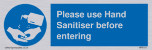 MP6151: Please use Hand Sanitiser before entering