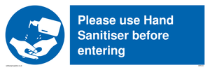 MP6151: Please use Hand Sanitiser before entering