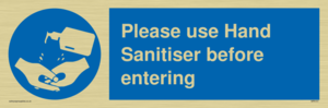 MP6151: Please use Hand Sanitiser before entering