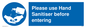 MP6151: Please use Hand Sanitiser before entering
