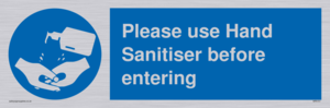 MP6151: Please use Hand Sanitiser before entering