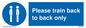 MP6156: Please train back to back only