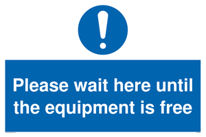 MP6158: Please wait here until the equipment is free
