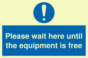 MP6158: Please wait here until the equipment is free