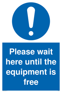 MP6158: Please wait here until the equipment is free