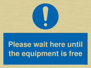 MP6158: Please wait here until the equipment is free