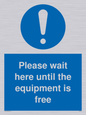 MP6158: Please wait here until the equipment is free