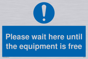 MP6158: Please wait here until the equipment is free