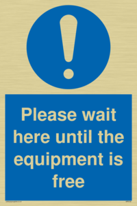 MP6158: Please wait here until the equipment is free