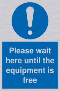 MP6158: Please wait here until the equipment is free