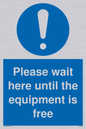 MP6158: Please wait here until the equipment is free