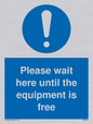MP6158: Please wait here until the equipment is free