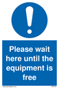 MP6158: Please wait here until the equipment is free
