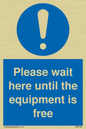 MP6158: Please wait here until the equipment is free