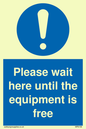 MP6158: Please wait here until the equipment is free
