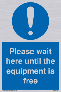 MP6158: Please wait here until the equipment is free
