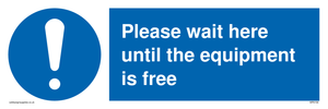 MP6158: Please wait here until the equipment is free