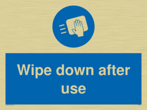 MP6177: Wipe down after use