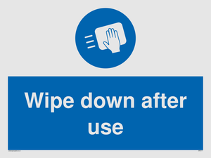 MP6177: Wipe down after use