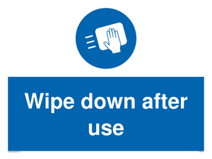 MP6177: Wipe down after use