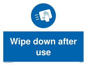 MP6177: Wipe down after use