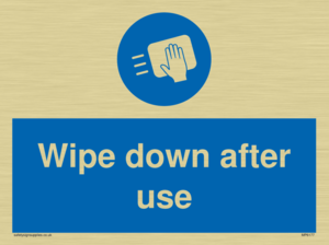 MP6177: Wipe down after use