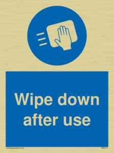 MP6177: Wipe down after use