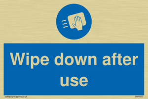 MP6177: Wipe down after use