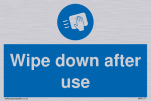 MP6177: Wipe down after use
