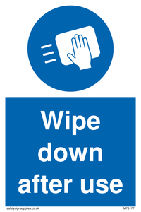 MP6177: Wipe down after use