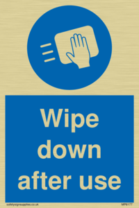 MP6177: Wipe down after use