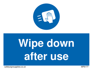 MP6177: Wipe down after use