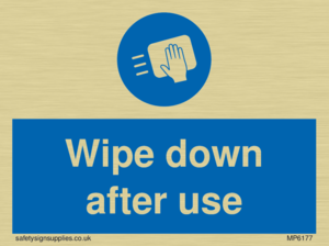 MP6177: Wipe down after use