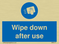 MP6177: Wipe down after use