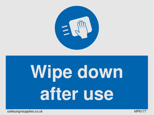 MP6177: Wipe down after use