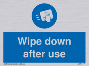 MP6177: Wipe down after use