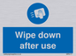 MP6177: Wipe down after use