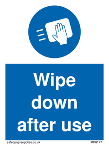 MP6177: Wipe down after use