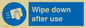 MP6177: Wipe down after use