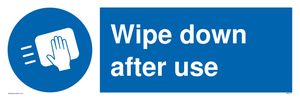 MP6177: Wipe down after use