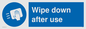 MP6177: Wipe down after use