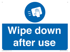 MP6177: Wipe down after use