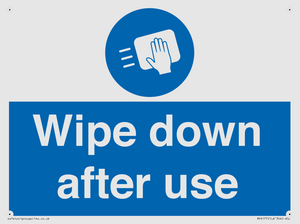 MP6177: Wipe down after use