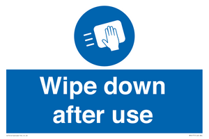 MP6177: Wipe down after use