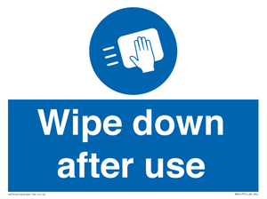 MP6177: Wipe down after use