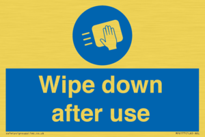 MP6177: Wipe down after use