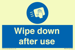 MP6177: Wipe down after use