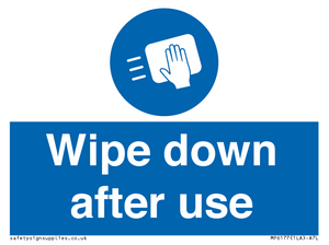 MP6177: Wipe down after use
